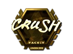 Sticker | crush (Gold) | London 2018 - $ 12565.64