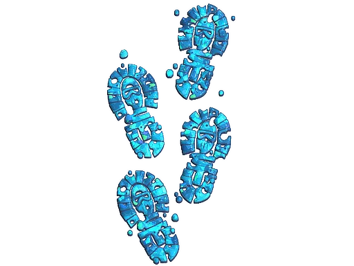 Sticker | CT Tracks (Glitter) - $ 0.47