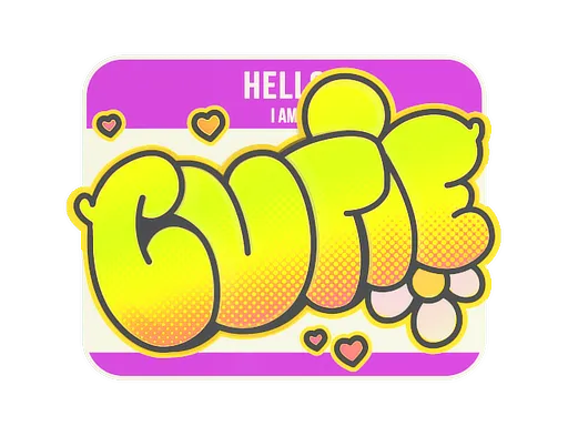Sticker | Cutie (Holo) - $ 0.88