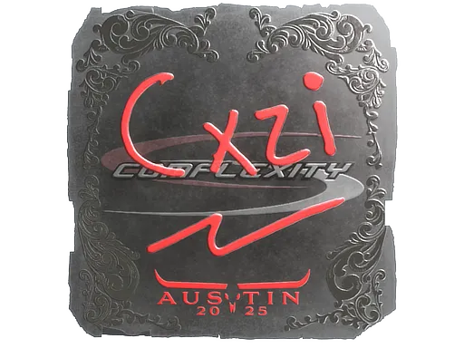 Sticker | Cxzi (Foil) | Austin 2025 - $ 0.05