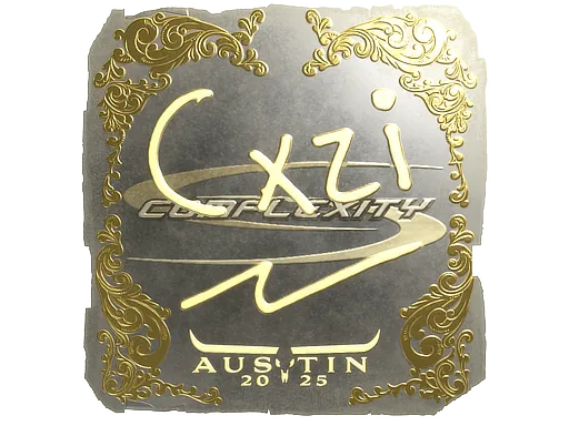Sticker | Cxzi (Gold) | Austin 2025 - $ 3.46