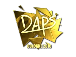 Sticker | daps (Gold) | Cologne 2016 - $ 70.17