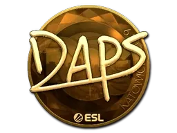 Sticker | daps (Gold) | Katowice 2019 - $ 60.65