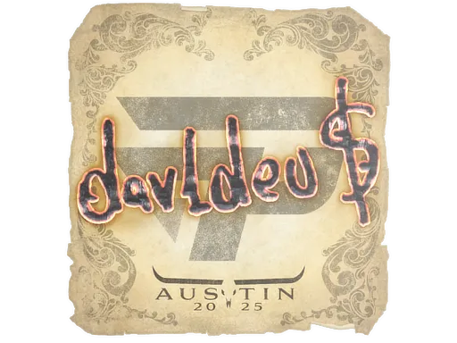 Sticker | dav1deuS | Austin 2025 - $ 0.03