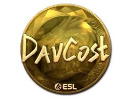 Sticker | DavCost (Gold) | Katowice 2019 - $ 29.84