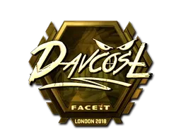 Sticker | DavCost (Gold) | London 2018 - $ 156.89