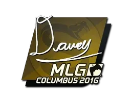 Sticker | DAVEY | MLG Columbus 2016 - $ 3.80