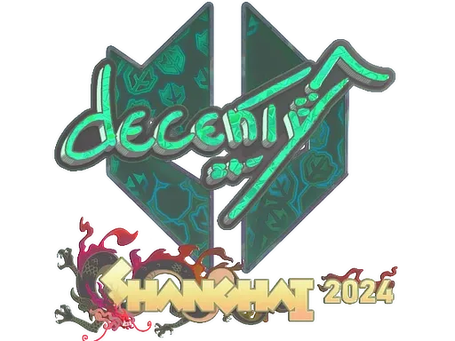 Sticker | decenty (Holo) | Shanghai 2024 ``