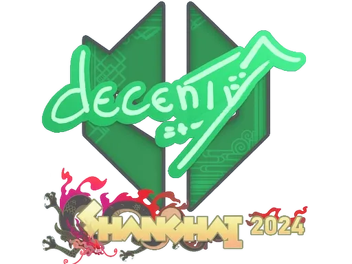 Sticker | decenty | Shanghai 2024 - $ 0.02