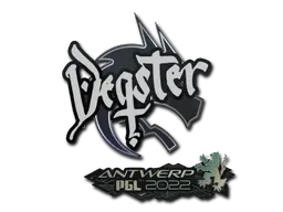 Sticker | degster | Antwerp 2022 - $ 0.04