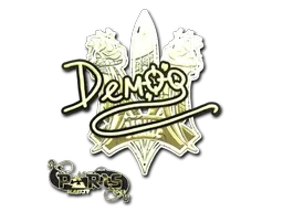 Sticker | DemQQ (Gold) | Paris 2023 - $ 1.45