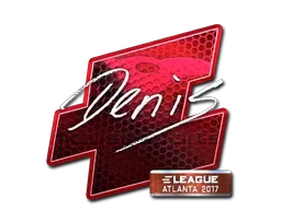 Sticker | denis (Foil) | Atlanta 2017 - $ 51.32