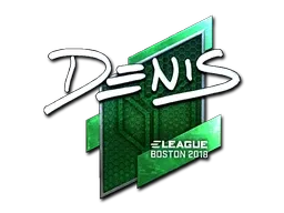 Sticker | denis (Foil) | Boston 2018 - $ 8.99