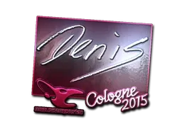 Sticker | denis (Foil) | Cologne 2015 - $ 16.03