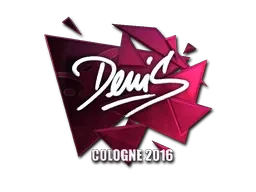 Sticker | denis (Foil) | Cologne 2016 - $ 16.28