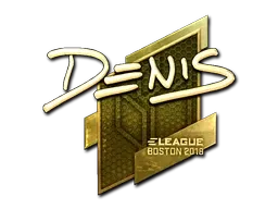 Sticker | denis (Gold) | Boston 2018 - $ 237.41