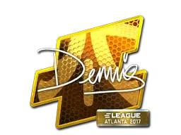 Sticker | dennis (Foil) | Atlanta 2017 - $ 39.37