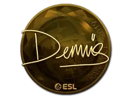 Sticker | dennis (Gold) | Katowice 2019 - $ 85.87