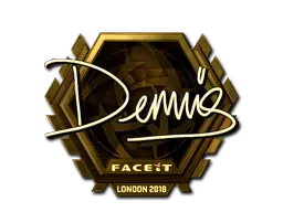 Sticker | dennis (Gold) | London 2018 - $ 232.14