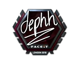 Sticker | dephh (Foil) | London 2018 - $ 2.29