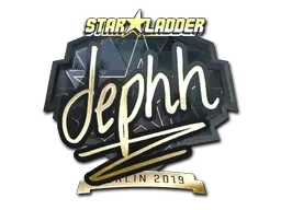 Sticker | dephh (Gold) | Berlin 2019 - $ 6.86