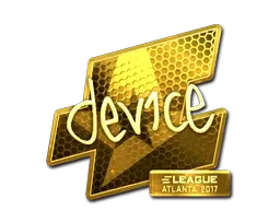 Sticker | device (Gold) | Atlanta 2017 - $ 117.76