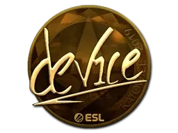 Sticker | device (Gold) | Katowice 2019 - $ 221.63