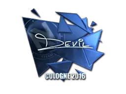 Sticker | DEVIL (Foil) | Cologne 2016 - $ 33.35