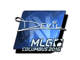 Sticker | DEVIL (Foil) | MLG Columbus 2016 - $ 16.01