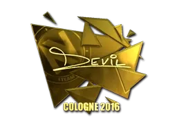 Sticker | DEVIL (Gold) | Cologne 2016 - $ 75.10
