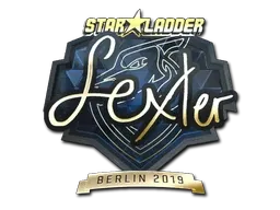 Sticker | dexter (Gold) | Berlin 2019 - $ 42.25