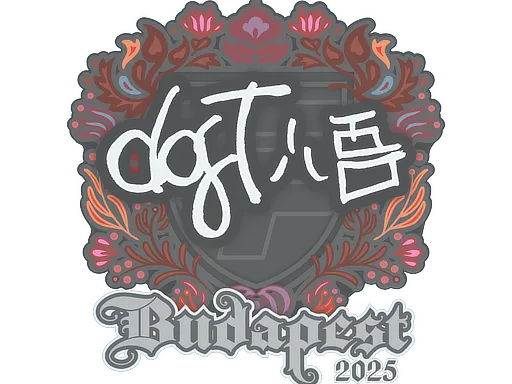 Sticker | dgt | Budapest 2025 - $ 0.03