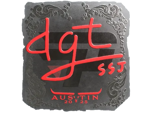 Sticker | dgt (Foil) | Austin 2025 - $ 0.05