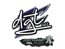 Sticker | dgt (Glitter) | Antwerp 2022 - $ 0.08
