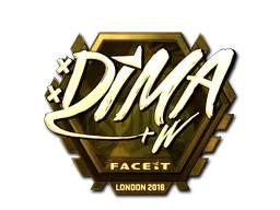 Sticker | Dima (Gold) | London 2018 - $ 84.24