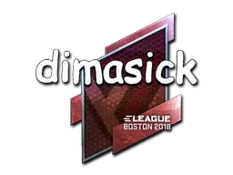 Sticker | dimasick (Foil) | Boston 2018 - $ 28.75