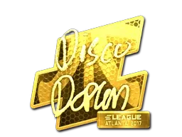 Sticker | disco doplan (Gold) | Atlanta 2017 - $ 100.08