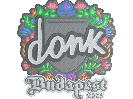 Sticker | donk (Embroidered) | Budapest 2025 - $ 0.47