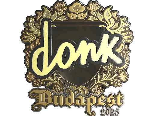 Sticker | donk (Gold) | Budapest 2025 - $ 56.85