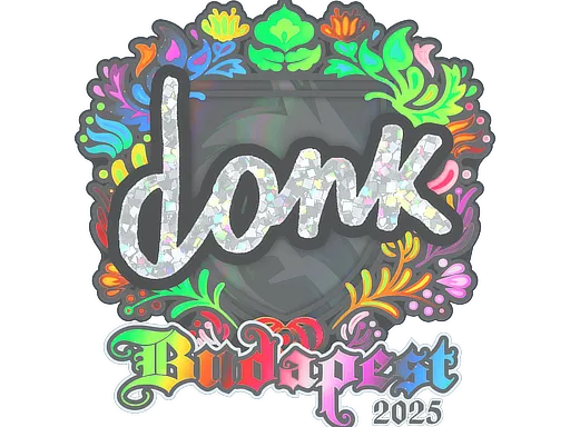 Sticker | donk (Holo) | Budapest 2025 - $ 8.62