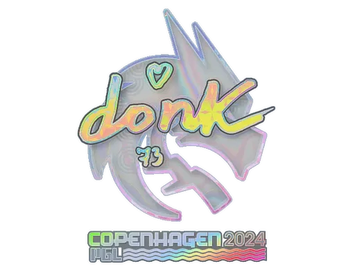 Sticker | donk (Holo) | Copenhagen 2024 - $ 16.80