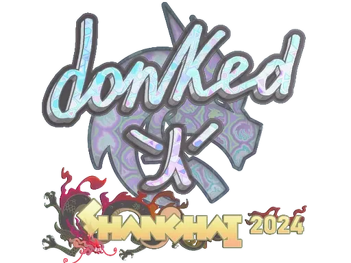 Sticker | donk (Holo) | Shanghai 2024 ``