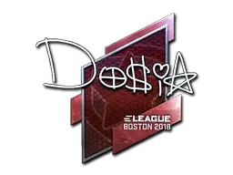 Sticker | Dosia (Foil) | Boston 2018 - $ 6.99