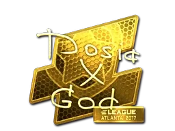 Sticker | Dosia (Gold) | Atlanta 2017 - $ 101.50
