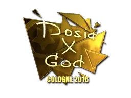 Sticker | Dosia (Gold) | Cologne 2016 - $ 77.82