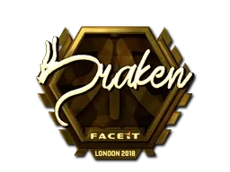 Sticker | draken (Gold) | London 2018 - $ 154.99