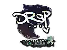Sticker | drop (Glitter) | Antwerp 2022 - $ 0.05