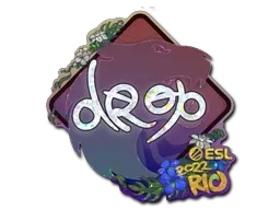 Sticker | drop (Glitter) | Rio 2022 - $ 0.08