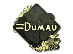 Sticker | dumau (Gold) | Rio 2022 - $ 4.48