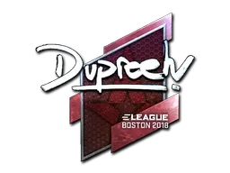 Sticker | dupreeh (Foil) | Boston 2018 - $ 10.30